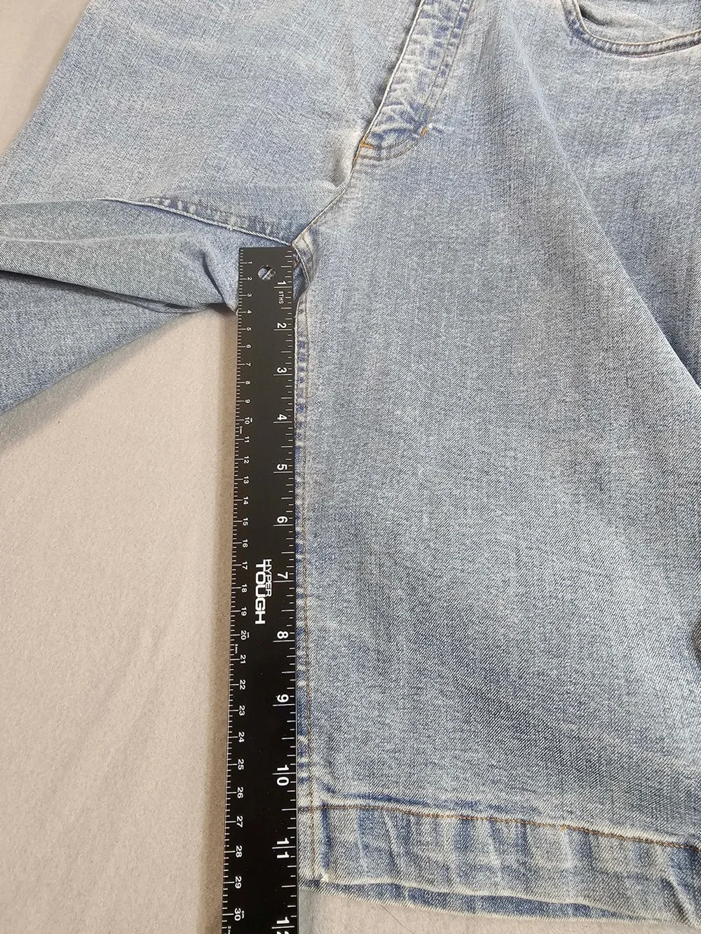 Vintage Lauren Ralph Lauren Denim Culotte Bermuda Shorts Women’s Size 4 Y2K